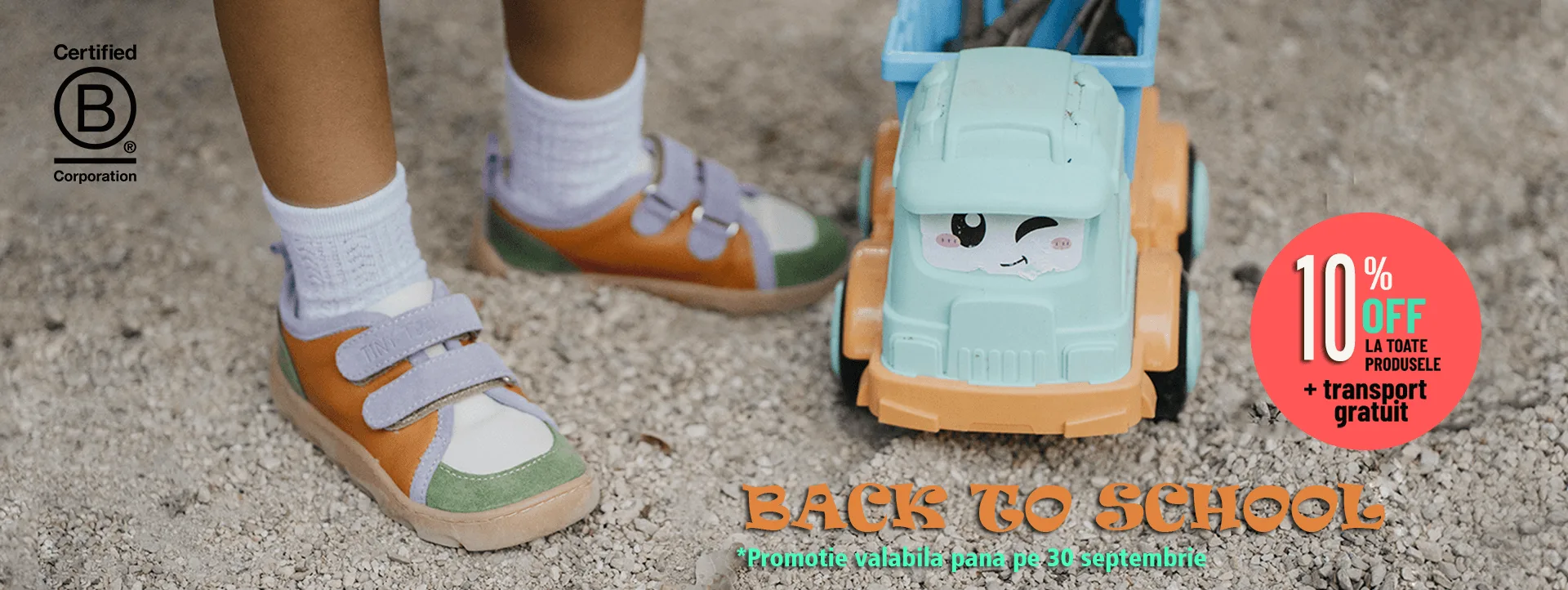 Tenisi barefoot copii